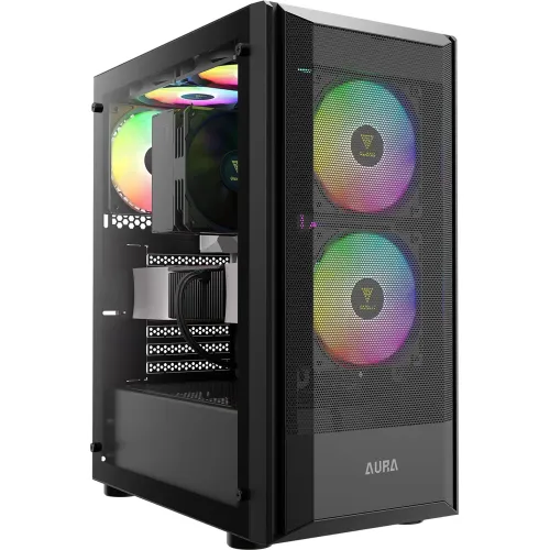[02726] Gamdias AURA GC6 ARGB ATX Mid-Tower Gaming Casing