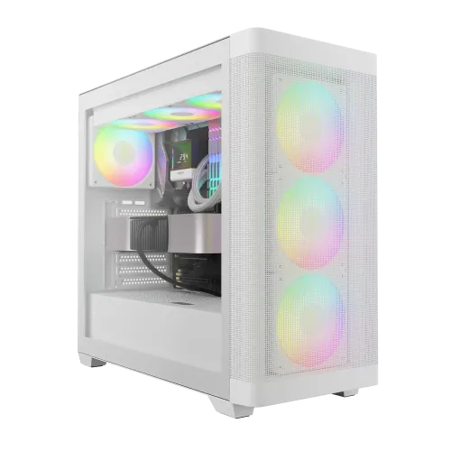 Gamdias ATHENA M3 WH ARGB E-ATX Mid-Tower Gaming Casing