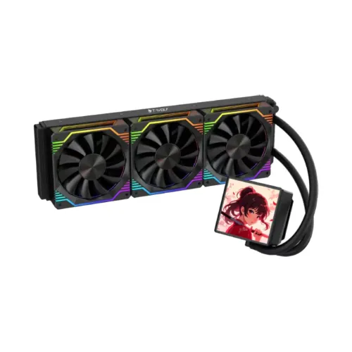 T-Wolf DP-360 360mm Liquid CPU Cooler with Display