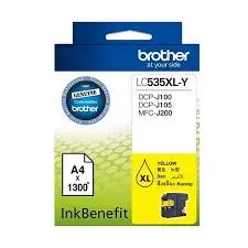 Brother LC535XLY YELLOW INK CARTRIDGE (ORGINAL)