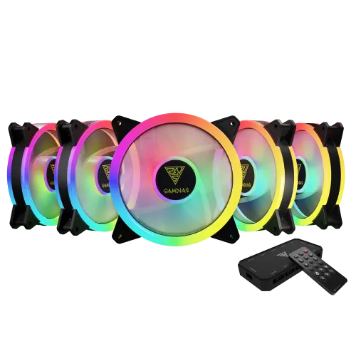 [02712] Gamdias AEOLUS M2-1205R Casing Cooling Fan 