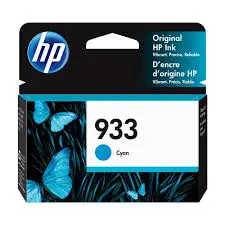 HP 933 CYAN INK CARTRIDGE (ORIGINAL)#F6V27AA