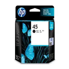 [0006870] HP 45 BLACK INK CARTRIDGE (ORIGINAL)#51645AA