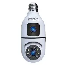 [0006971] CHAMPION DUAL LENS BULB IP CAMERA #SQ002-L