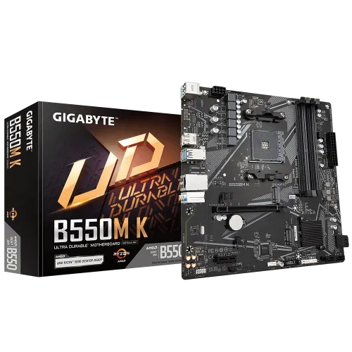 [0006978] GIGABYTE B550M K AMD AM4 Micro ATX Motherboard