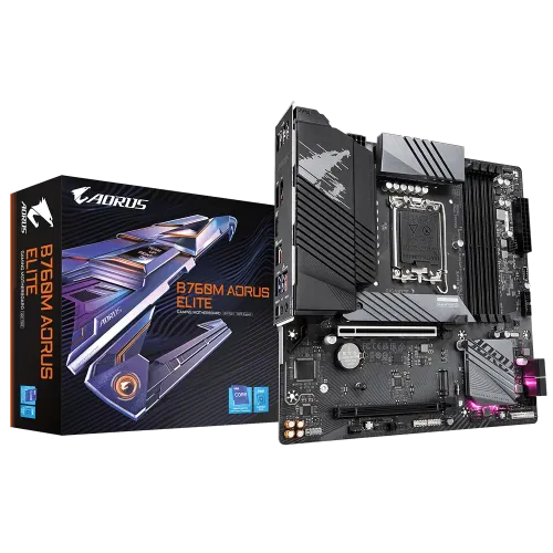 GIGABYTE B760M AORUS ELITE DDR5 mATX Motherboard