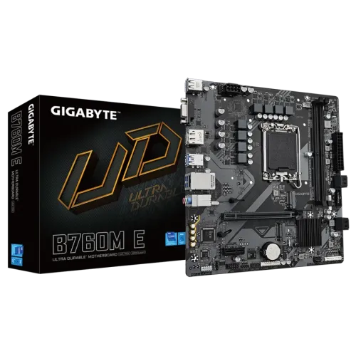 [02588] GIGABYTE B760M E DDR5 Micro ATX Motherboard