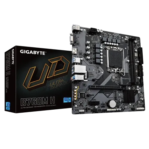 [0007066] GIGABYTE B760M H DDR5 Micro ATX Motherboard