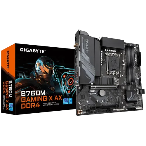 [0007083] GIGABYTE B760M GAMING X AX DDR4 mATX Motherboard