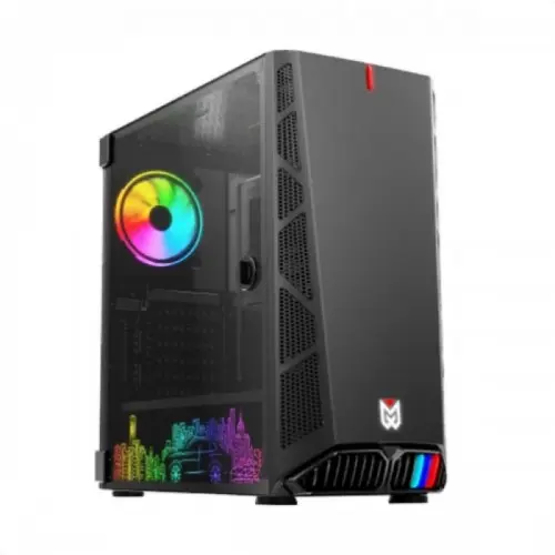 [0000445] Value-Top MANIA X5 E-ATX Mid Tower Black Gaming Casing
