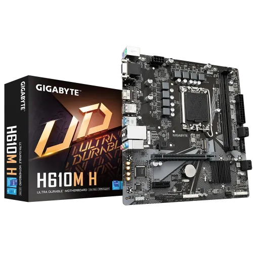 [02662] GIGABYTE H610M H DDR5 mATX Motherboard