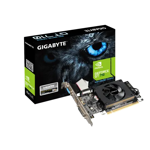 [0007102] GIGABYTE GT 710 2GB DDR3 Graphics Card
