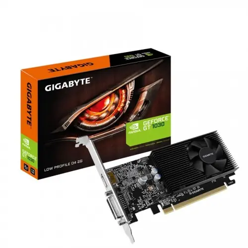 [02628] GIGABYTE GeForce GT 1030 Low Profile D4 2GB Graphics Card
