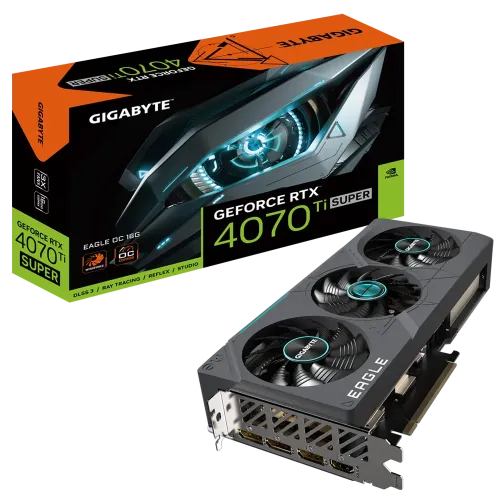 [0007131] GIGABYTE GeForce RTX 4070 Ti SUPER EAGLE OC 16GB GDDR6X Graphics Card