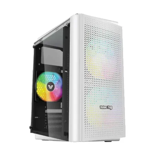 [0000455] Value-Top VT-M200-W Mid Tower Micro ATX Casing With PSU