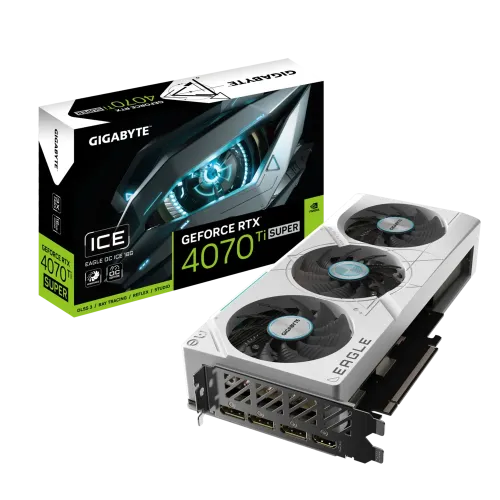 [0007132] GIGABYTE GeForce RTX 4070 Ti SUPER EAGLE OC ICE 16GB GDDR6X Graphics Card