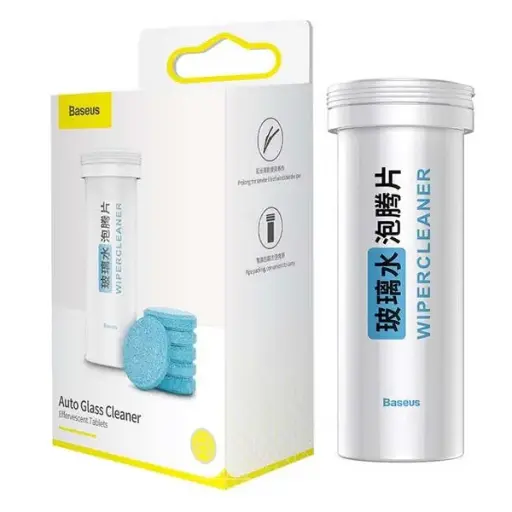[0007169] Baseus Auto Glass Cleaner Effervescent Tablets White 12pcs