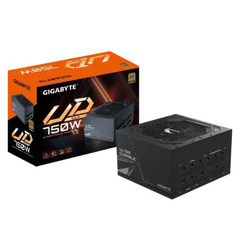 [02684] GIGABYTE UD750GM 750W Ultra Durable 80+ Gold Full Modular Power Supply