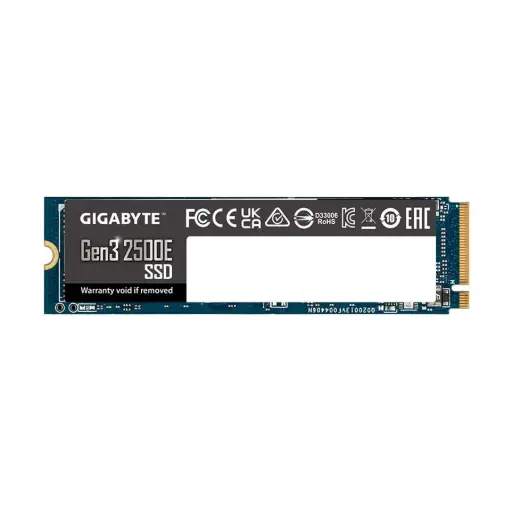 [0007293] GIGABYTE Gen3 2500E 500GB M.2 2280 PCIe 3.0 x4 NVMe 1.3 SSDb