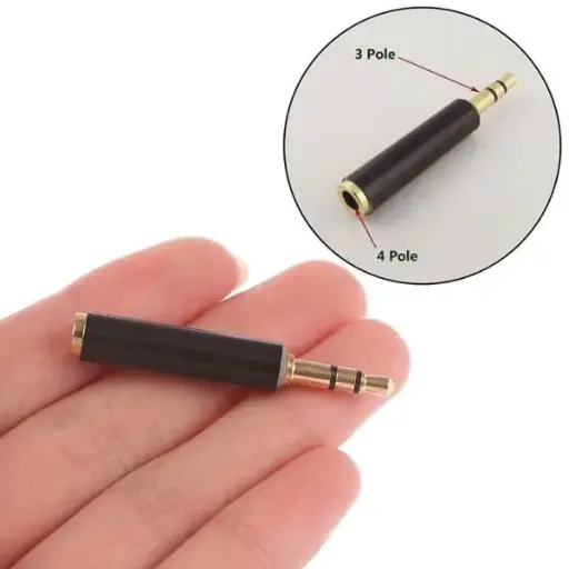 [0007310] Boya M1 Converter 4 PoleFemaleTo 3 Pole Male Audio Adapter#1008071