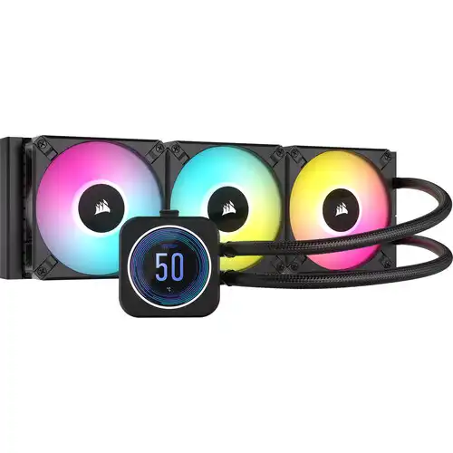 [0007650] Corsair iCUE H150i ELITE LCD XT Display 360mm Liquid CPU Cooler