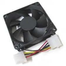 [01196] CASING COOLING FAN 8 CM TRANSPARENT LIGHT (BLACK)