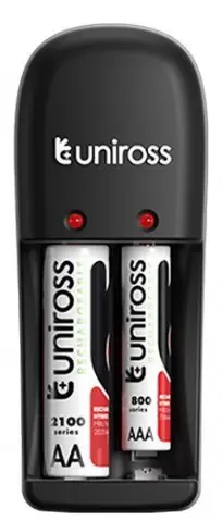 [0007766] UNIROSS UCW006 AA/AAA Two Battery Mini Camera Charger