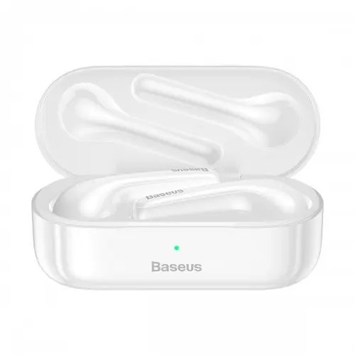 Baseus W07 Encok TWS True Bluetooth Dual Earbuds White