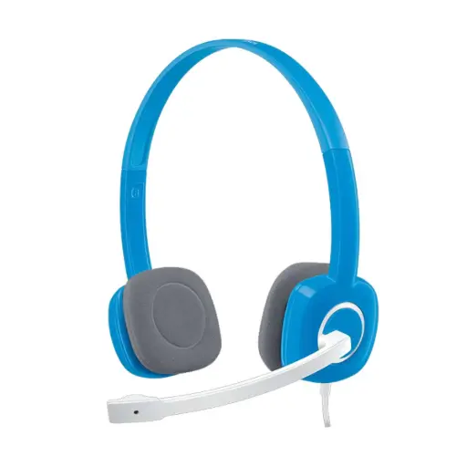 [0008016] Logitech H150 Blue Headphone #981-000454