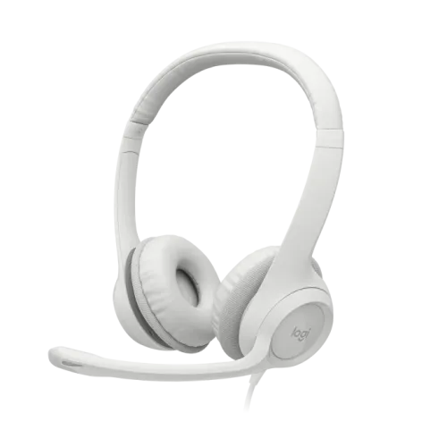 [0008043] Logitech H390 Stereo USB Headset White with Microphone