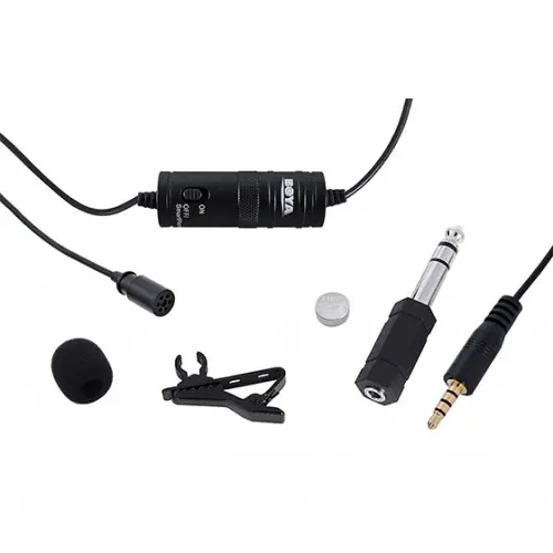 [01092] Boya BY-M1 Omnidirectional Lavalier Microphone (Original)