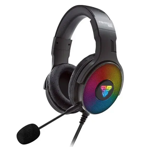 [0000508] Fantech HG22 Fusion 7.1 USB RGB Gaming Headphone Black 