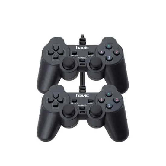  Havit HV-G61 USB Black Double Game Pad With Vibration