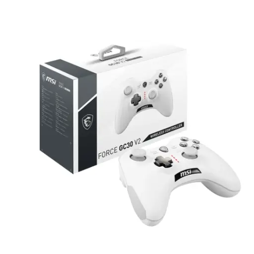 [0005039] MSI FORCE GC30 V2 White Gaming Controller