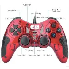 [0008112] LANJUE TRANSPARENT GAME PAD USB 2.0 MODEL K800 