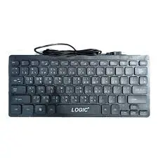 [0008239] Laptop Mini Keyboard Logic LG-101 Mini USB Wired Keyboard-Black
