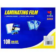 King 10R SIZE LAMINATING POUCHES