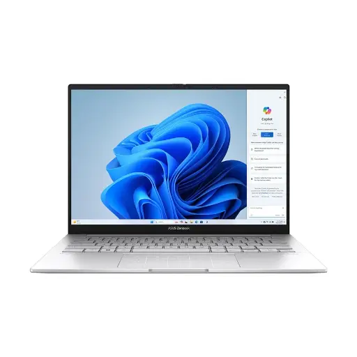 [0008342] ASUS ZenBook 14 OLED UX3405MA Intel Core Ultra 5 125H 16GB RAM 512GB SSD 14 Inch FHD+ WUXGA OLED Display Foggy Silver Laptop