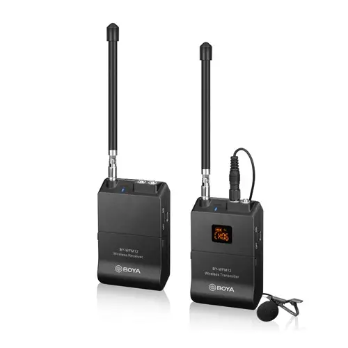 [0000056] Boya BY-WFM12 VHF Wireless Microphone System 