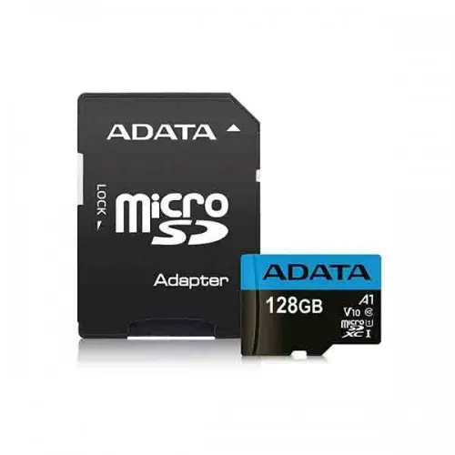 [0008554] Adata 128GB Micro SD Class-10 (SDXC-UHX-I) Memory Card With Adapter