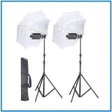 [00341] 4 Holder Umbrella Light Setup