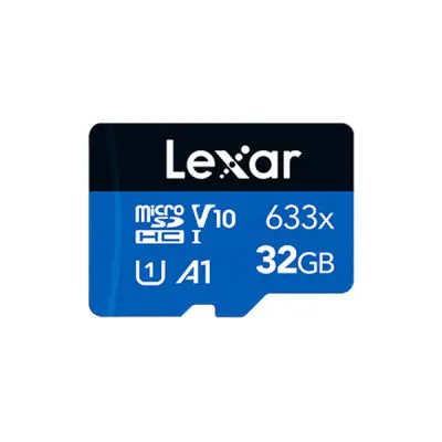 [04003] Lexar High-Performance 633x 32GB microSD UHS-I Memory Card