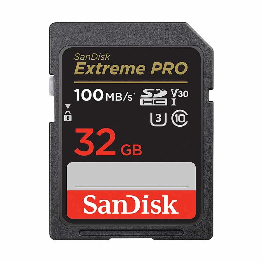 SanDisk Extreme Pro 32GB SDHC UHS-I U3 V30 Class 10 Memory Card #SDSDXX0-032G-GN4IN