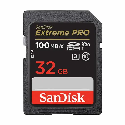 [0008585] SanDisk Extreme Pro 32GB SDHC UHS-I U3 V30 Class 10 Memory Card #SDSDXX0-032G-GN4IN