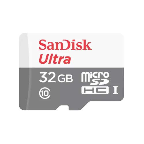 SanDisk Ultra 32GB Class-10 100mbps Micro SDHC UHS-I Memory Card (SDSQUNR-032G-GN3MN)