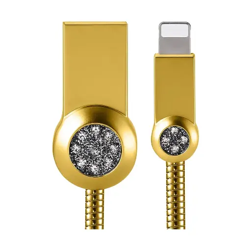 [0008645] Remax USB Male to Lightning Gold 1 Meter Data Cable #RC-085i