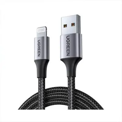 [0008673] UGREEN 60157 Lightning To USB 2.0 A Male Cable - 1.5M
