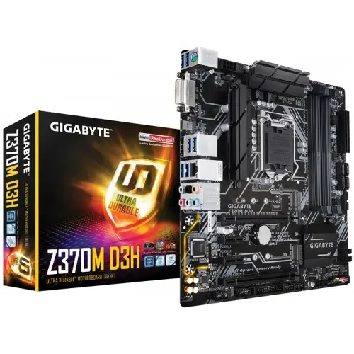 [0008711] GIGABYTE Z370M D3H Ultra Durable 8th Gen Motherboard