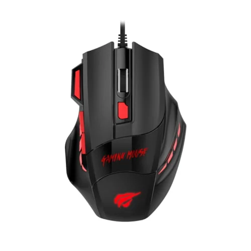 [0008718] HAVIT Gamenote HV-MS1005 RGB Backlit Programmable Wired Gaming Mouse Black 