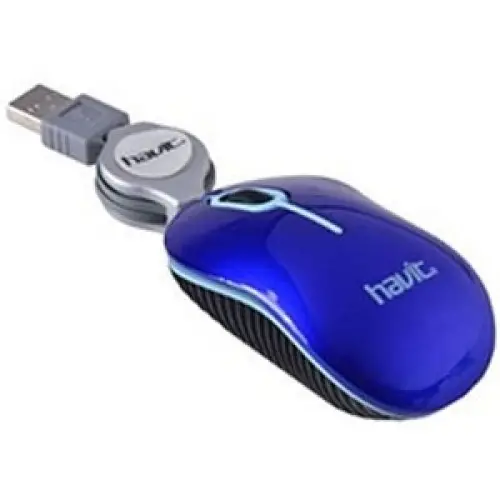 [0008720] HAVIT MS710 Optical Usb Retractable Mini Mouse (Multi colour)
